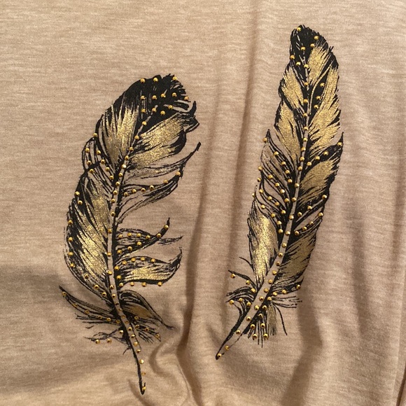 SJS Tan Short Sleeve Top…size 2X - Picture 4 of 5